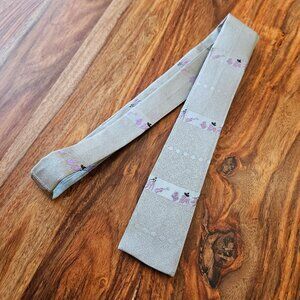 Vintage 50s 60s Skinny Square End Neck Tie